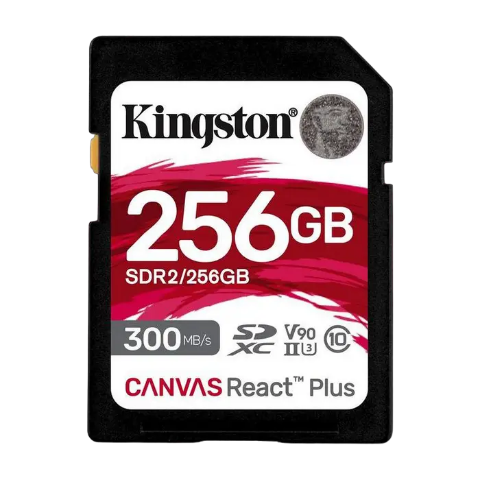 Карта памяти Kingston Canvas React Plus, 256Гб (SDR2/256GB), клавиатуры ,мышки ,веб камера ,коврики ,флешки , 16gb, 32gb,64gb,128gb,256gb,512,microsd,sd