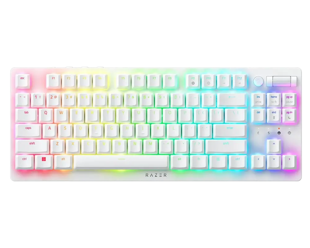 Клавиатура Razer DeathStalker V2 Pro, Беспроводное, Белый