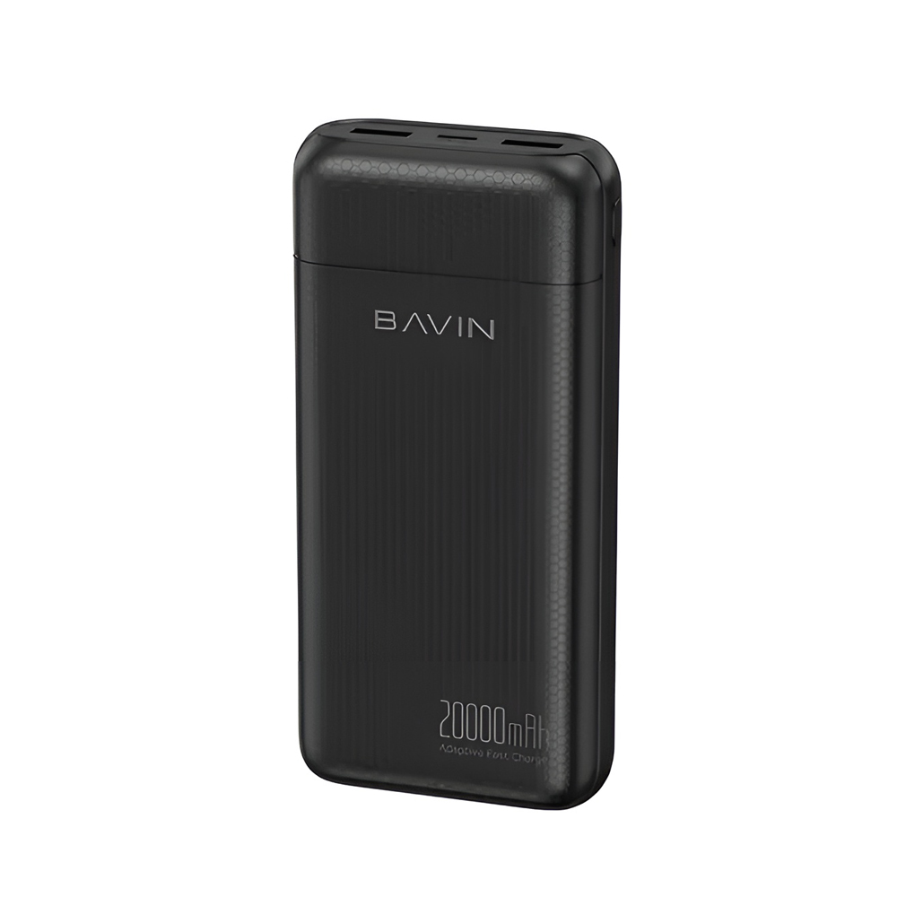 BAVIN Power Bank 20000mAh, Quick Charging, Dual USB Output, Black