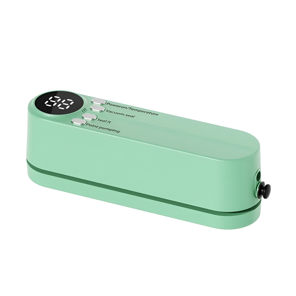 Carseatty Portable Vacuum Sealer 60kPa 10W 195x70x60mm, Green