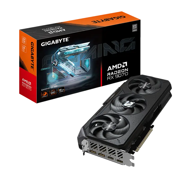 Видеокарта Gigabyte GV-R9070GAMING OC-16GD, 16GB GDDR6 256бит,процессоры ,оперативная память, ssd, M2, hdd, кейсы
