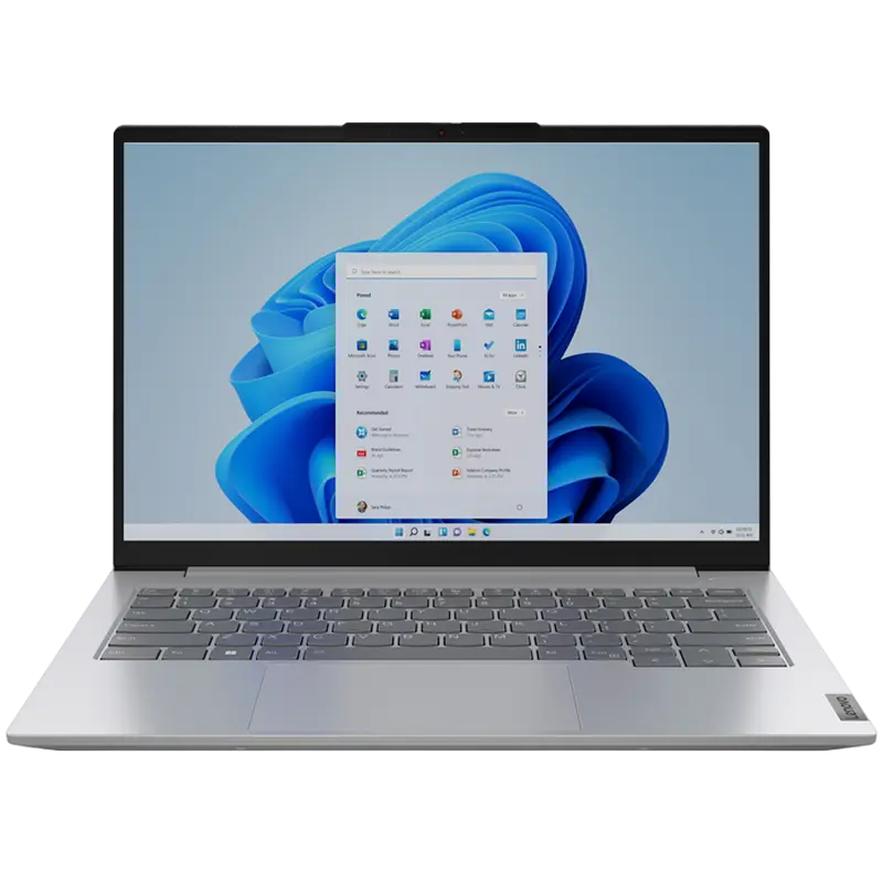 Ноутбук для бизнеса 14" Lenovo ThinkBook 14 G7 IML, Arctic Grey, Intel Core Ultra 7 155H, 16Гб/512Гб, Без ОС