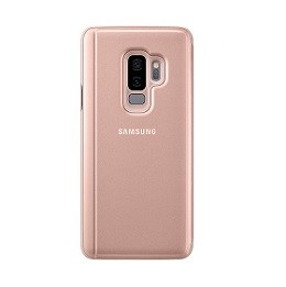 Чехол книжка Samsung Clear view Cover for Galaxy S9+, Золотой