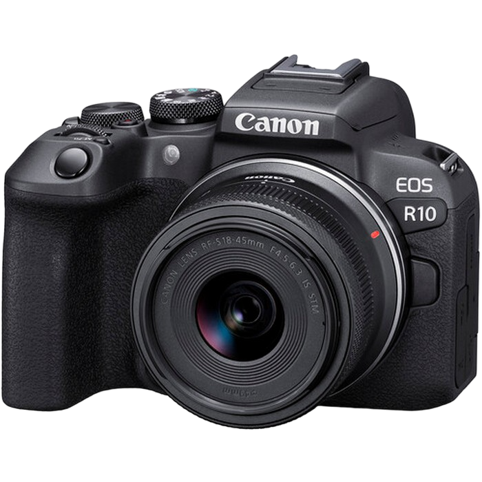 DC Canon EOS R10 Black & RF-S 18-45mm f/4.5-6.3 IS STM KIT