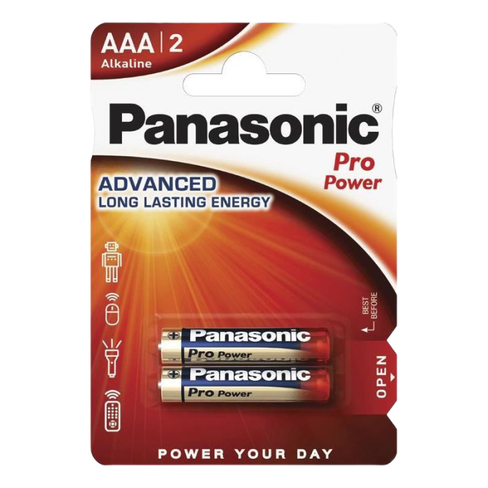 Panasonic   "PRO Power" AAA Blister *2, Alkaline, LR03XEG/2BP
