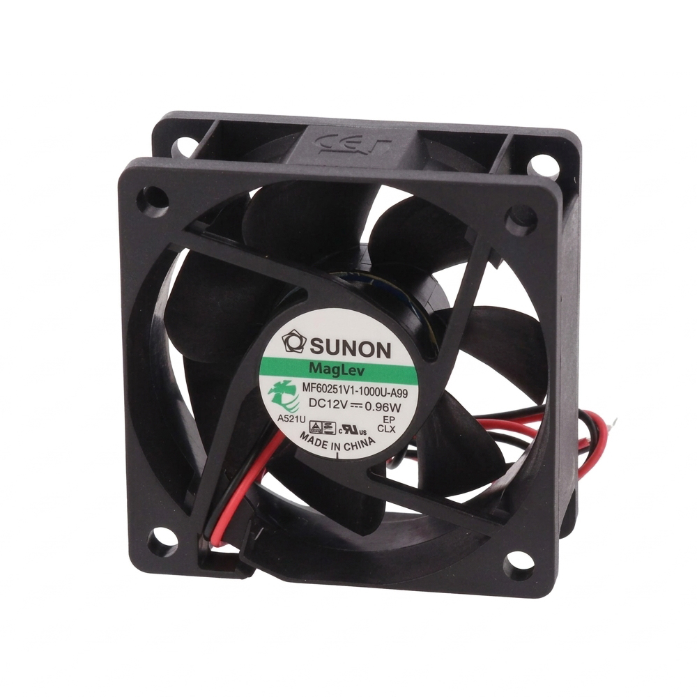 SUNON PC FAN MF60251V1-1000U-A99, 12V, 0.96W, 60x60x25mm, 4500 rpm