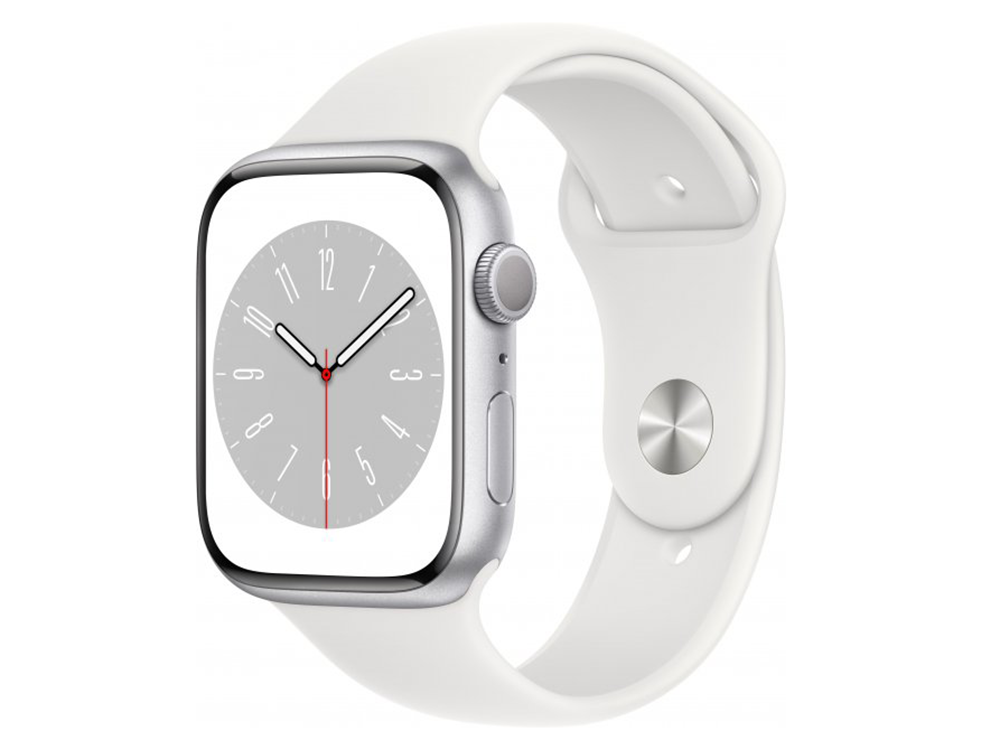 Умные часы Apple Watch Series 8 GPS, 45мм, Белый