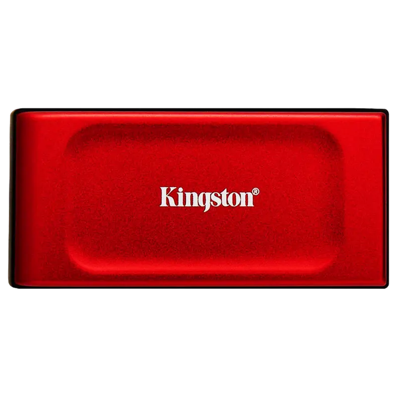 Внешний портативный SSD накопитель Kingston XS1000, 1 ТБ, Красный (SXS1000R/1000G),процессоры ,оперативная память, ssd, M2, hdd, кейсы