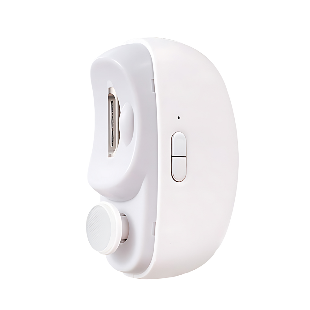 Electric Nail Clipper, Nail File and Manicure, CH705, White