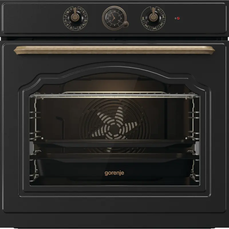Электрический духовой шкаф Gorenje BOS67372CLB, Чёрный