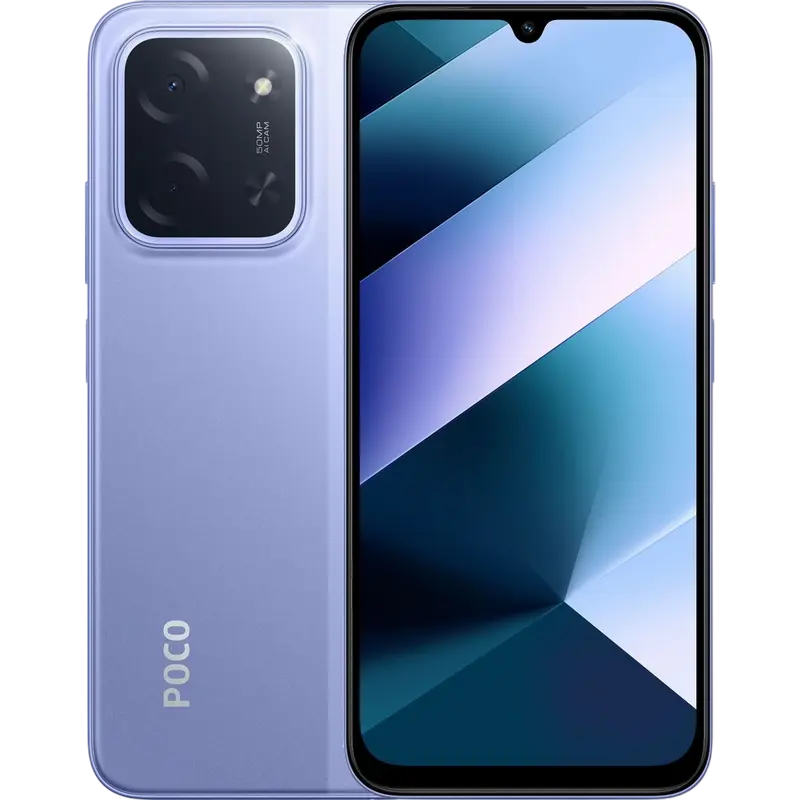 Смартфон Xiaomi Poco C85, 8Гб/256Гб, Фиолетовый, iphone, xiaomi, samsung, oppo, чехол, стекло