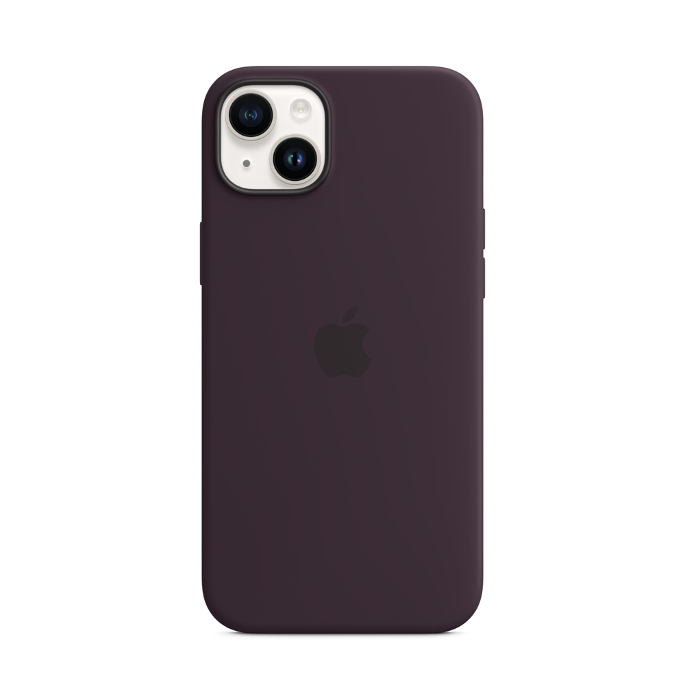 Case Original Silicone with MagSafe for iPhone 15 Plus/14 Plus, Elderberry