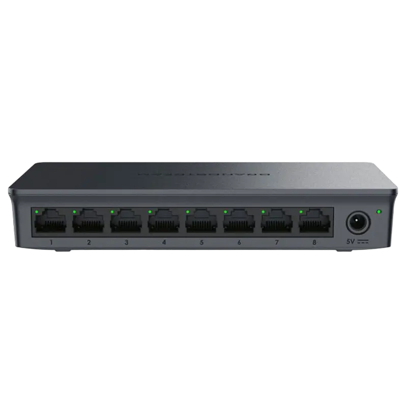 Сетевой коммутатор Grandstream GWN7701, 8x 10/100/1000 Мбит/с,Роутеры, Модемы, свичь, usb на lan