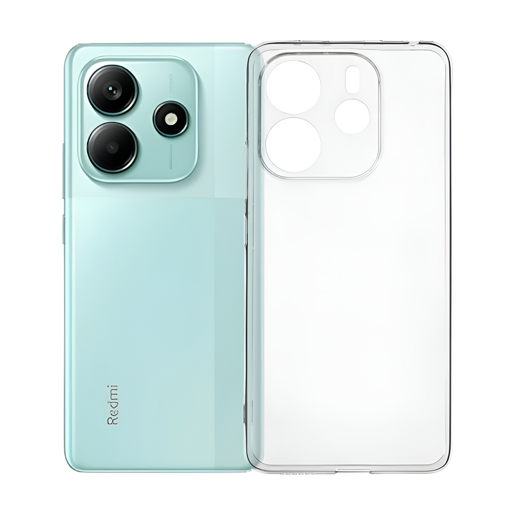 WOO Case TPU Soft Xiaomi Redmi Note 14 5G, Clear