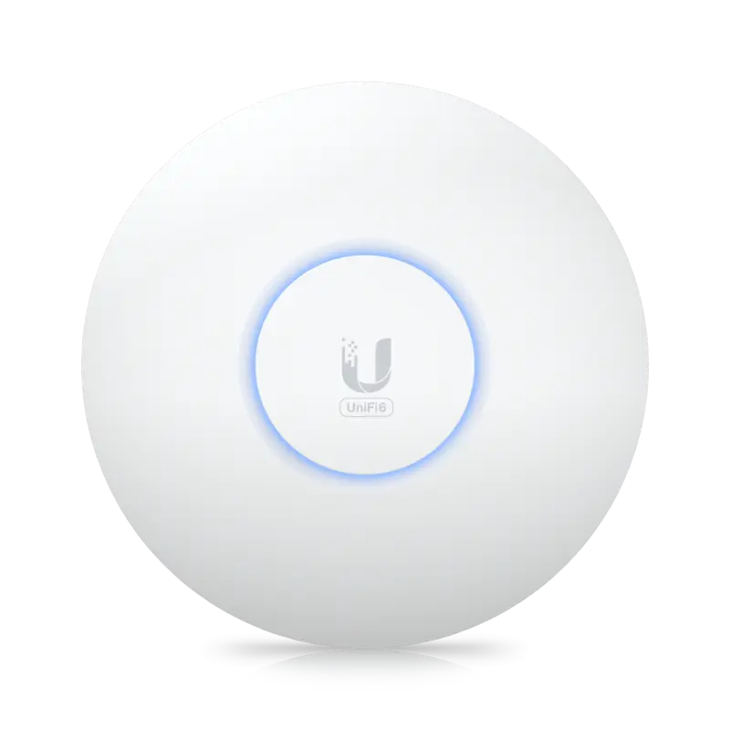 Беспроводная точка доступа Ubiquiti U6+, 574 Мбит/с, 2402 Мбит/с, Белый,Роутеры, Модемы, свичь, usb на lan