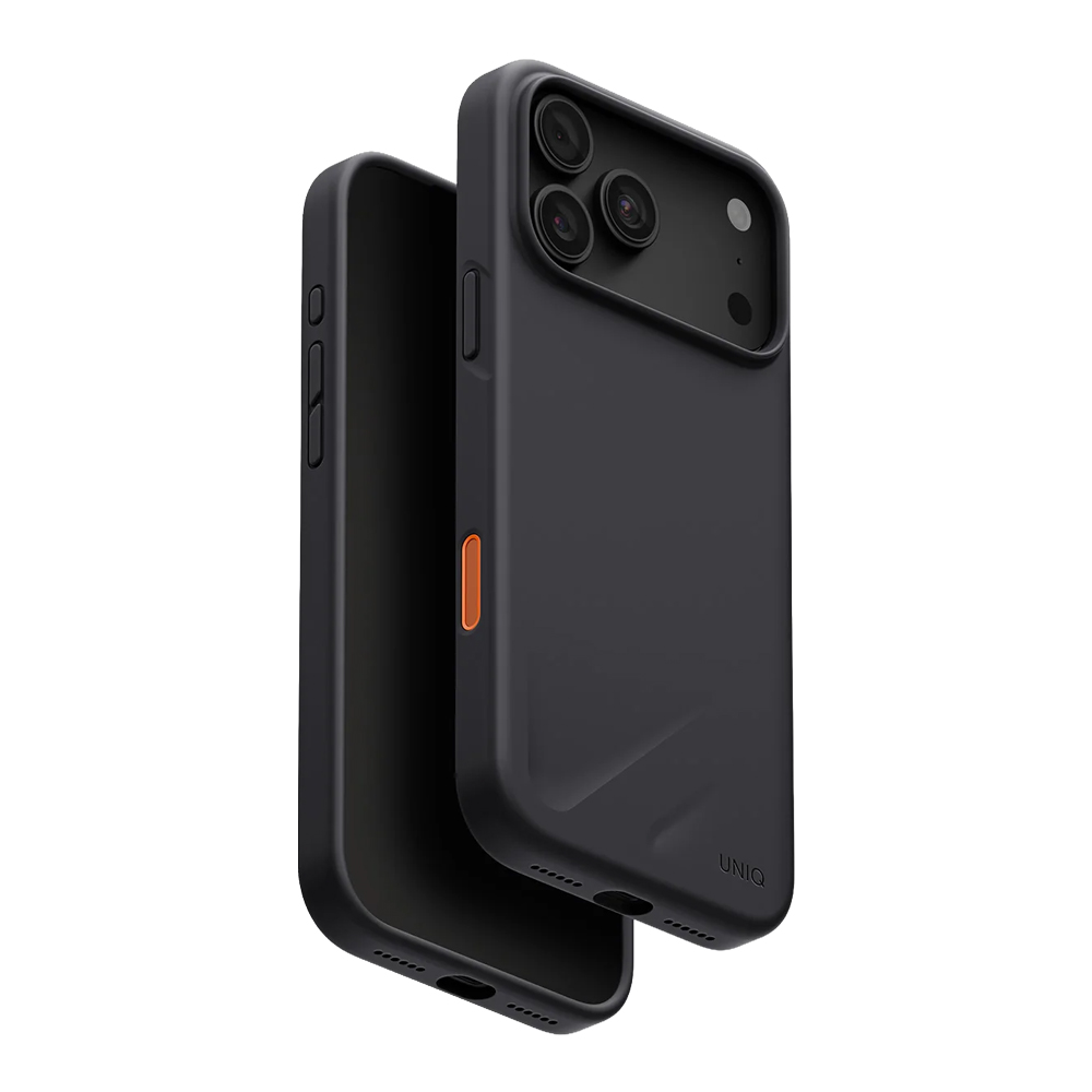 Uniq Case for iPhone 18 Pro Max 6.9 Hybrid Magclick Charging Lino, Charcoal Grey