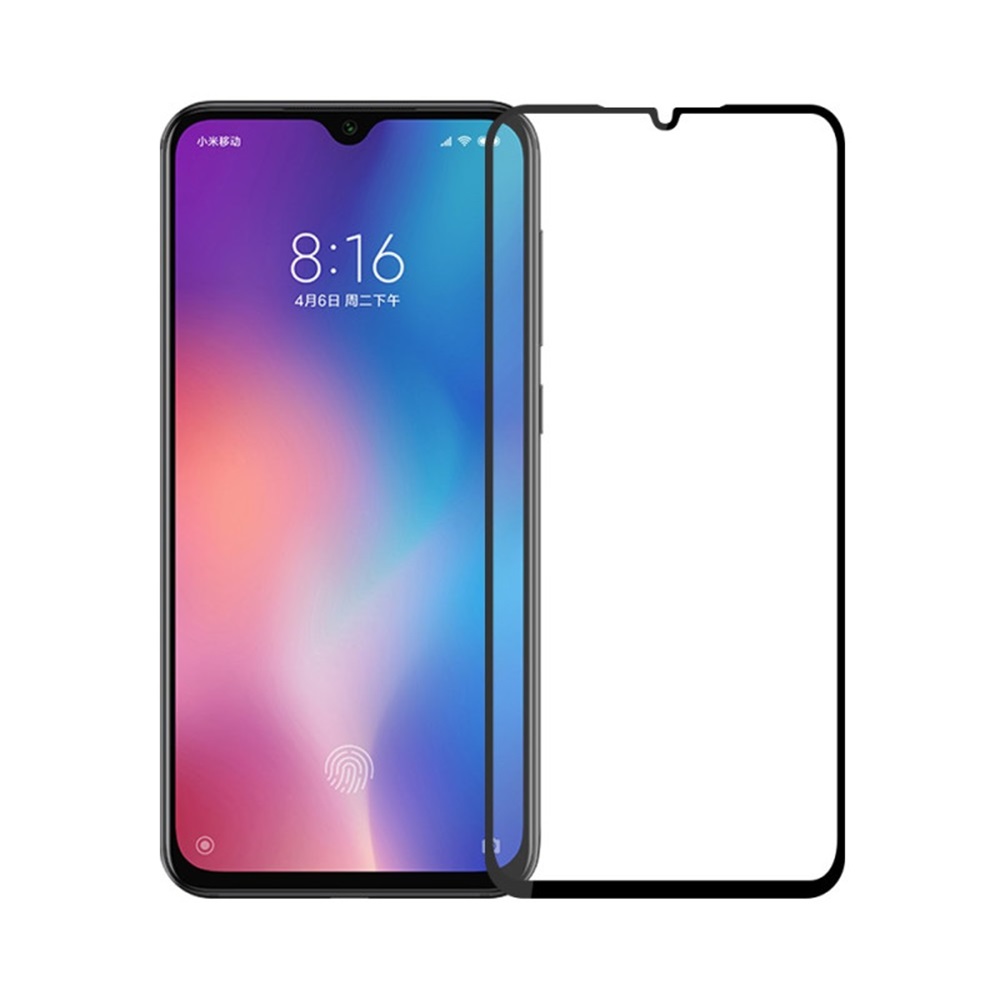 Helmet Diamond Glass 4D Xiaomi MI 9, Black