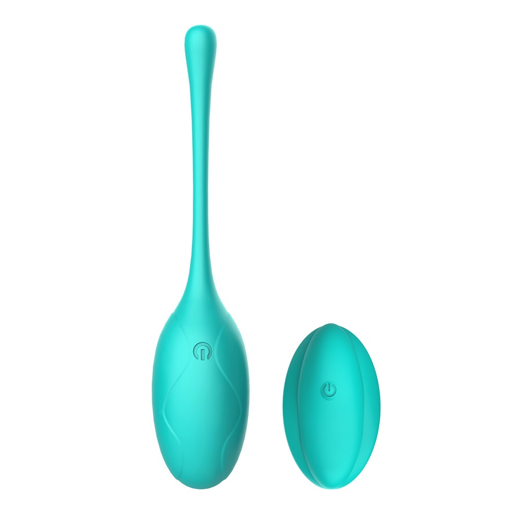 WINYI Kitty Love Eggs+Remote Control IPX7 10 Mode Vibration, Green