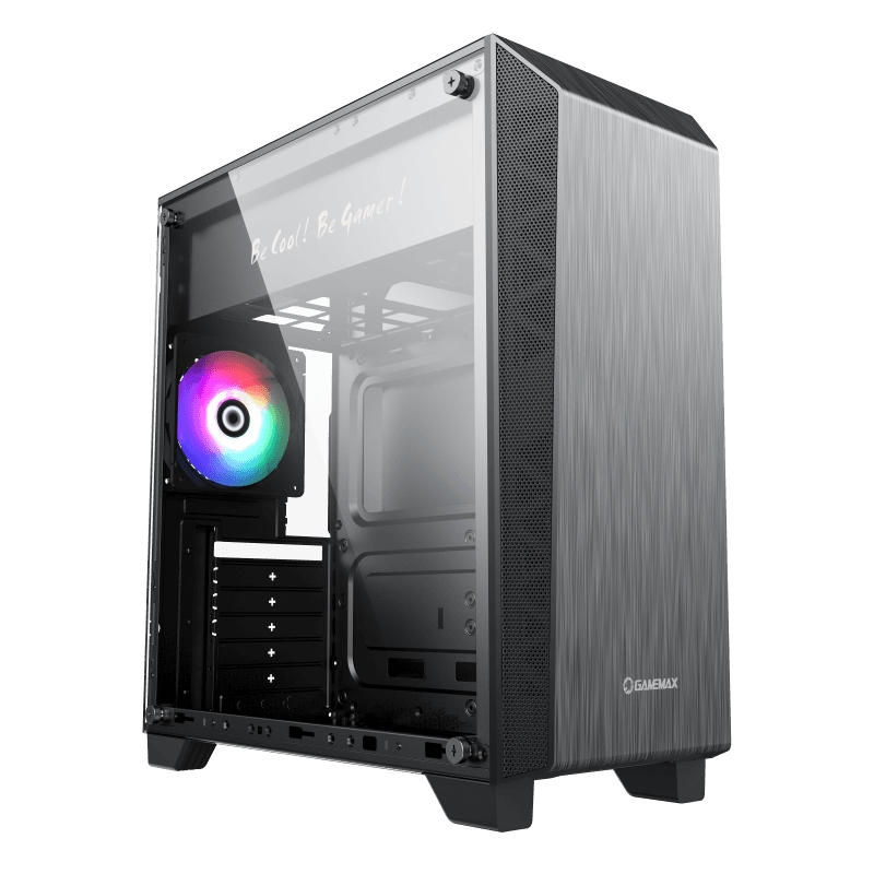 Компьютерный корпус Gamemax Nova N5, Midi-Tower, ATX, Чёрный