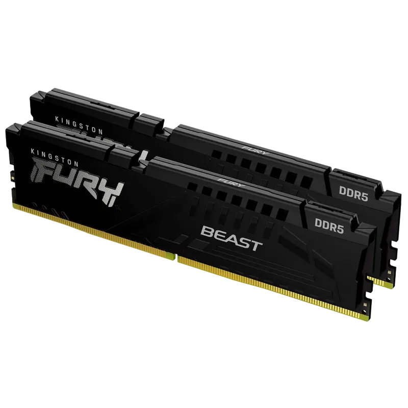Оперативная память Kingston FURY Beast, DDR5 SDRAM, 5600 МГц, 64Гб, KF556C36BBEK2-64