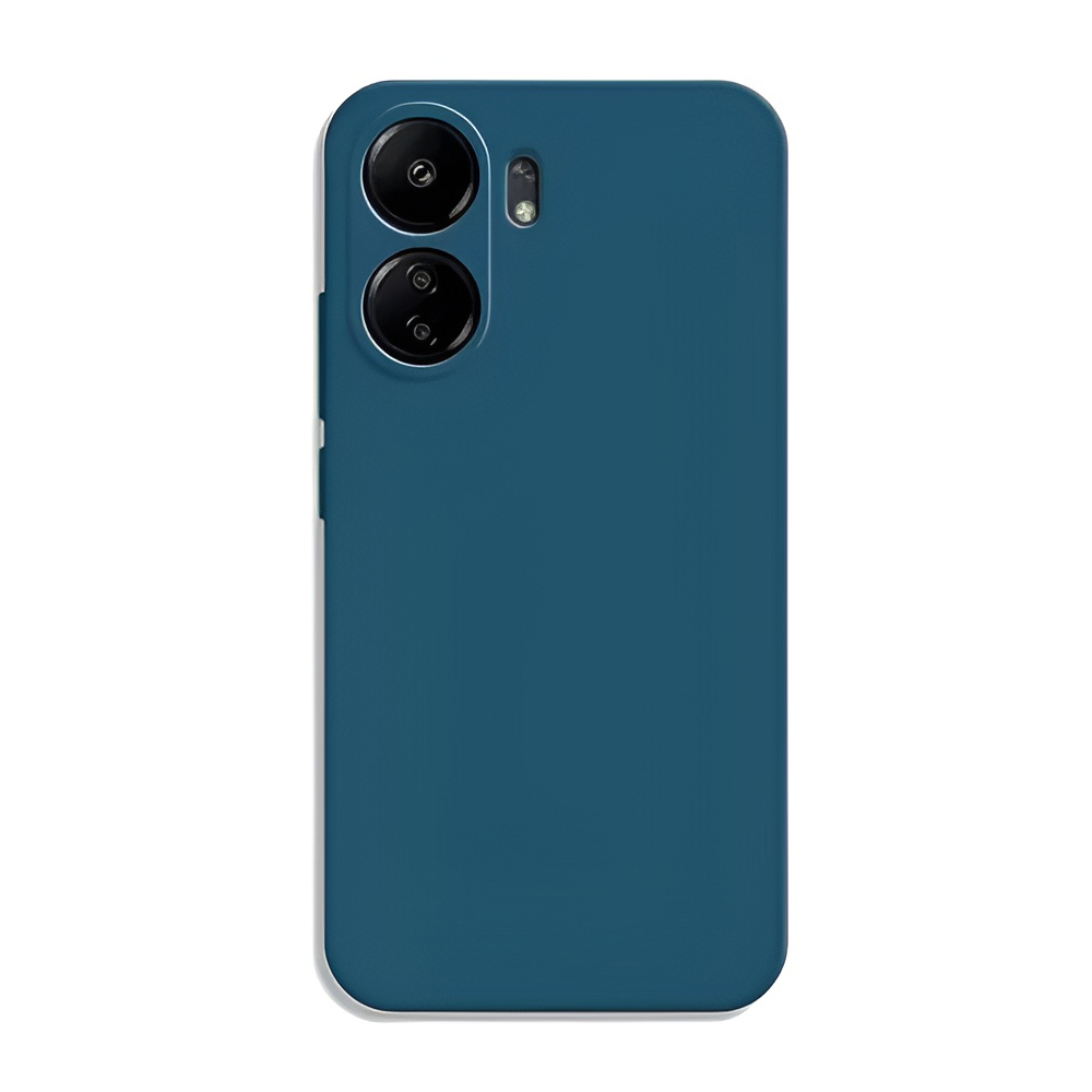 Helmet Case Liquid Silicone Redmi 13C, Blue