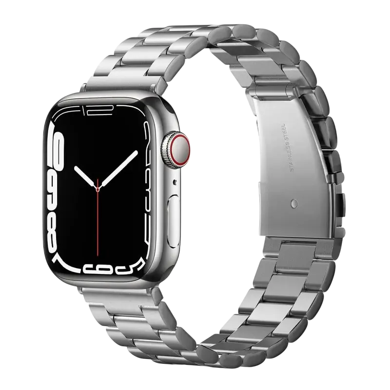 Ремешок для часов Spigen Modern Fit, Нержавеющая сталь, Серебристый, iphone, xiaomi, samsung, oppo, чехол, стекло