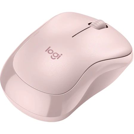 Wireless Mouse Logitech M220 Silent, 1000 dpi, 3 buttons, Ambidextrous, 75,2g., 1xAA, 2,4Ghz, Rose