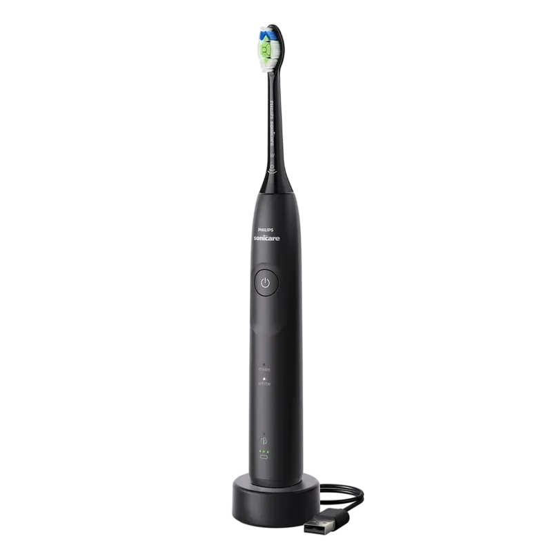 Электрическая звуковая зубная щетка Philips HX7111/01, Чёрный