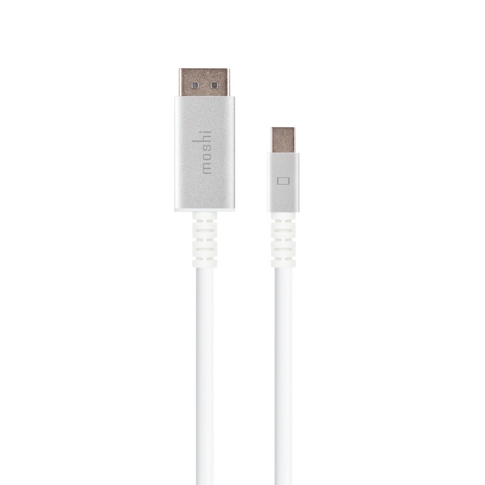 Cable MOSHI MiniDP to DP (4K@60) 1.5m, White