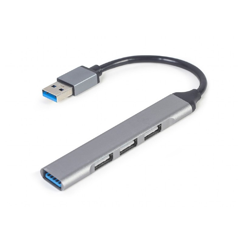 USB  3.0 Hub 4-port Output: 1*USB3.0; 3*USB2.0, Gembird "UHB-U3P1U2P3-02", Silver