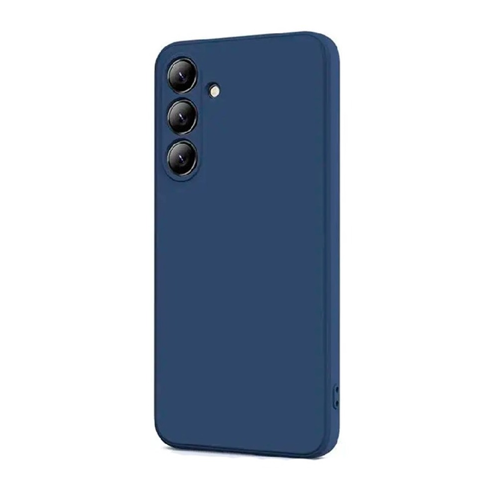WOO Case Liquid Silicone Samsung A55 5G, Blue