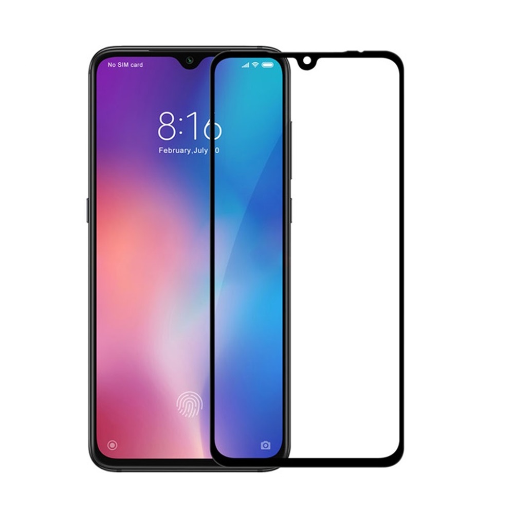 Helmet Diamond Glass 4D Xiaomi MI 9 Lite, Black