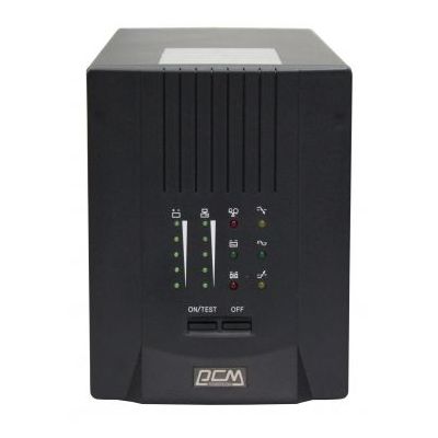 UPS PowerCom SPT-2000, 2000VA/1600W, Smart Line Interactive, Pure Sinewave, LCD, AVR, USB, SNMP, 2xS