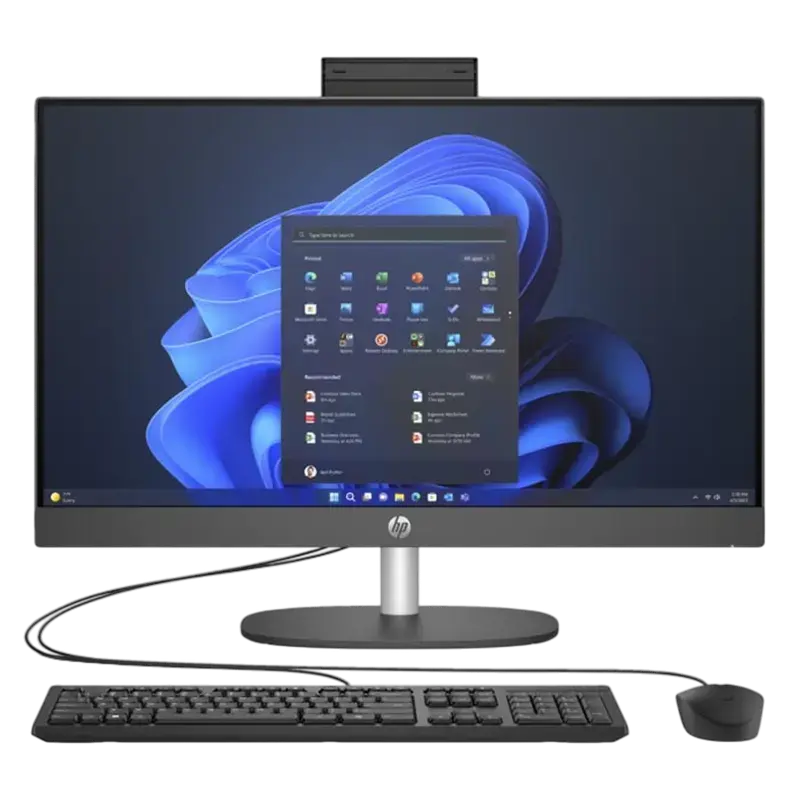 Моноблок HP ProOne 240 G10, 24", Intel Core Ultra 7 155U, 16Гб/512Гб, Windows 11 Pro, Чёрный
