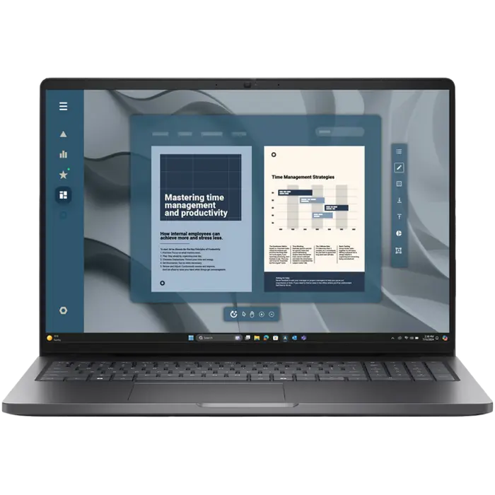 Ноутбук для бизнеса 16" DELL Pro 16 PC16255, Magnetite, AMD Ryzen 5 220, 16Гб/512Гб, Windows 11 Pro