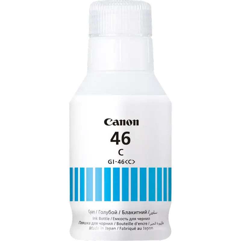 Картридж чернильный Canon GI-46, 135мл, Голубой