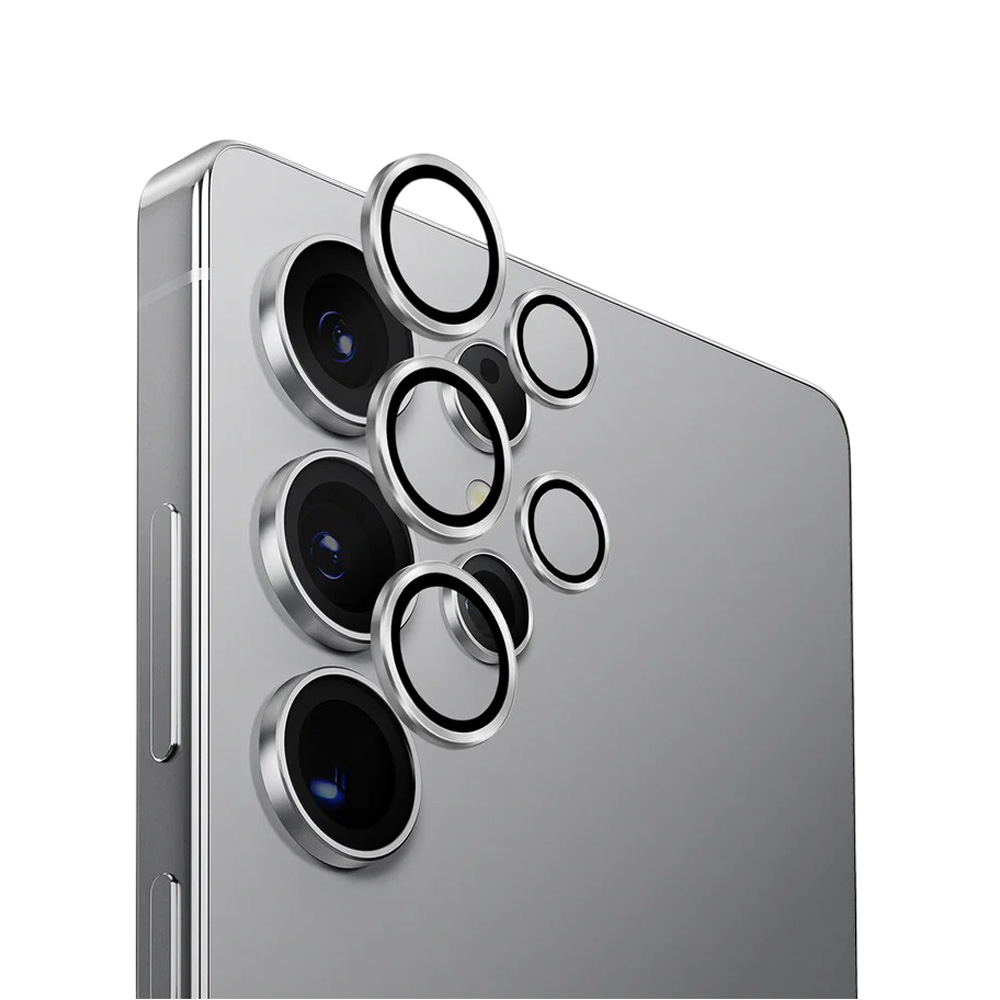 Uniq Optix Camera Lens Protector Aluguard for Samsung S25 Ultra, Silver