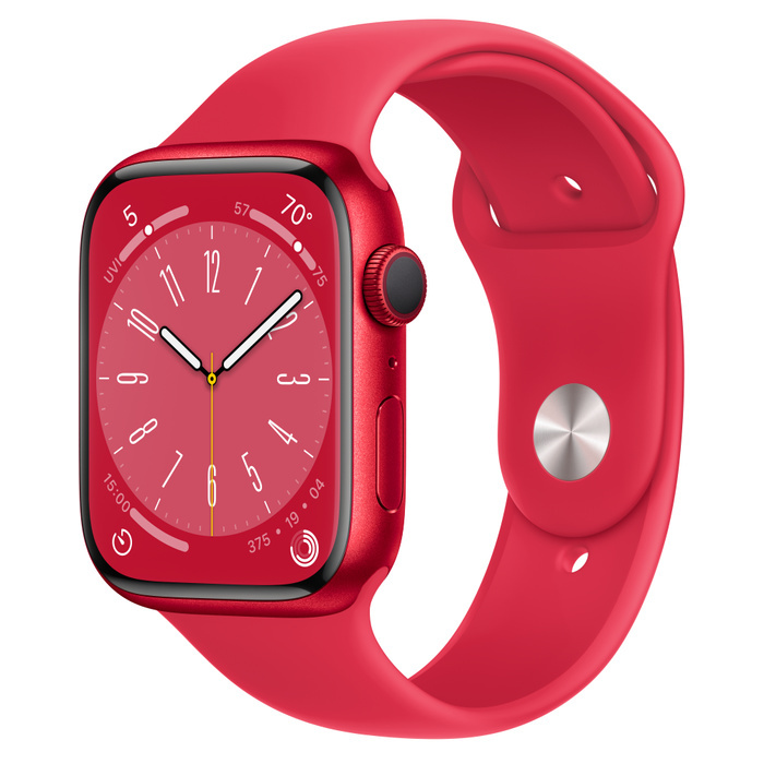 Умные часы Apple Watch Series 8 GPS, 45мм, Красный