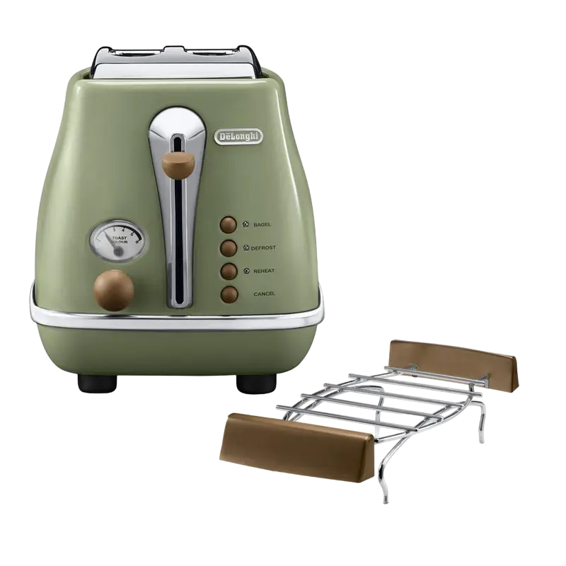 Тостер DeLonghi CTOV 2103 GR, Зеленый