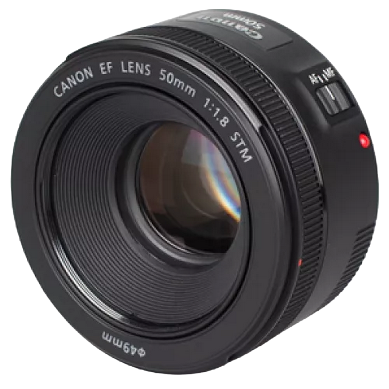 Prime Lens Canon EF  50mm, f/1.8 STM