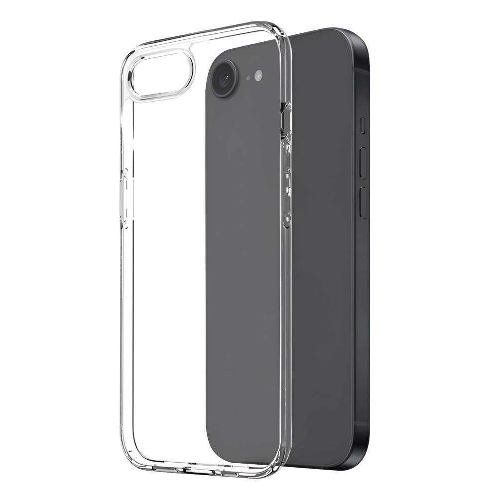 WOO Case Soft TPU iPhone 16E/iPhone 17E, Clear