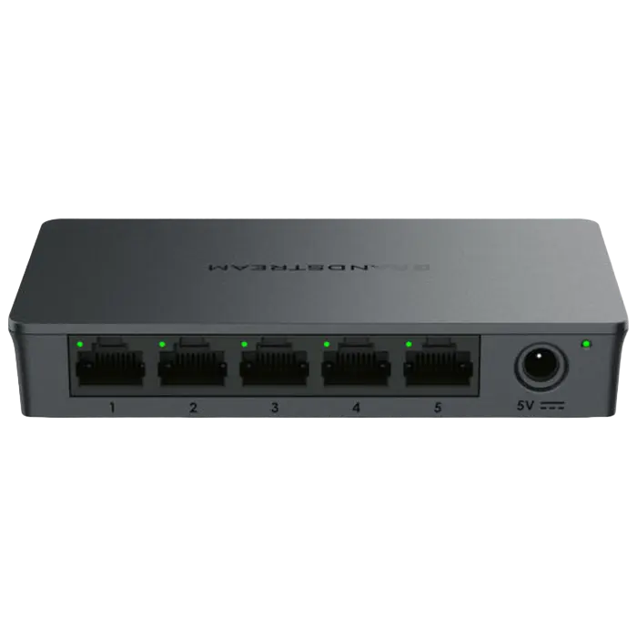 Сетевой коммутатор Grandstream GWN7700, 5x 10/100/1000 Мбит/с,Роутеры, Модемы, свичь, usb на lan