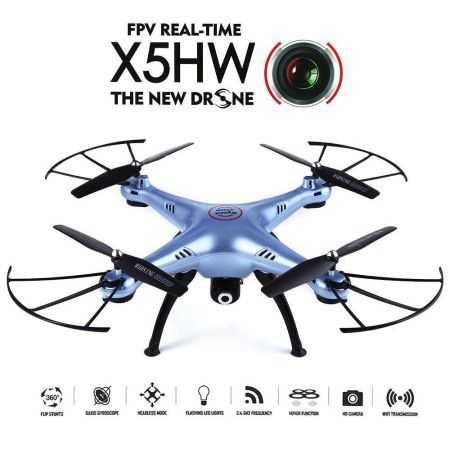 Syma X5HW Drone, Blue