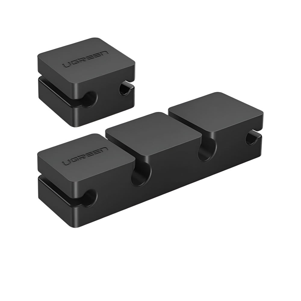 UGREEN Cable Holder Clips 3+1 | LP208, Black