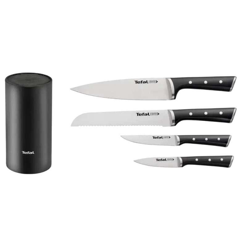 Набор ножей Tefal K2325S75, Чёрный