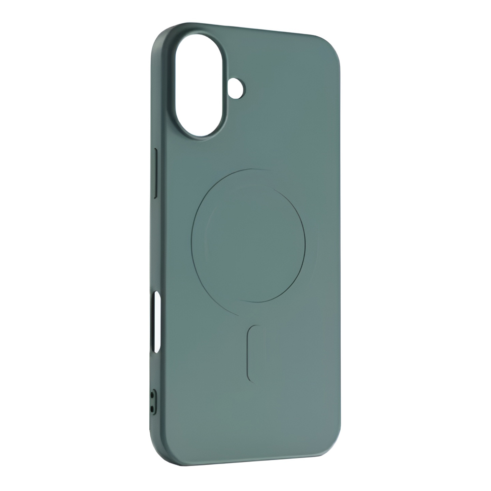 WOO Case Liquid Silicone Magsafe Iphone 16 Plus, Green