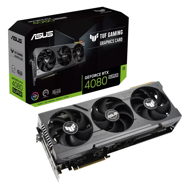 Видеокарта ASUS TUF-RTX4080S-16G-GAMING, 16GB GDDR6X 256бит 