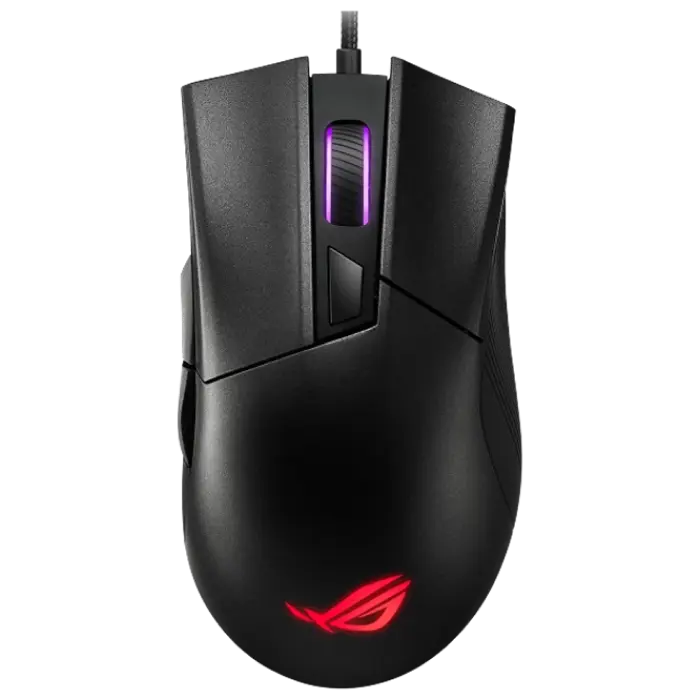 Игровая мышь ASUS ROG Gladius II Core, Чёрный, клавиатуры ,мышки ,веб камера ,коврики ,флешки , 16gb, 32gb,64gb,128gb,256gb,512,microsd,sd