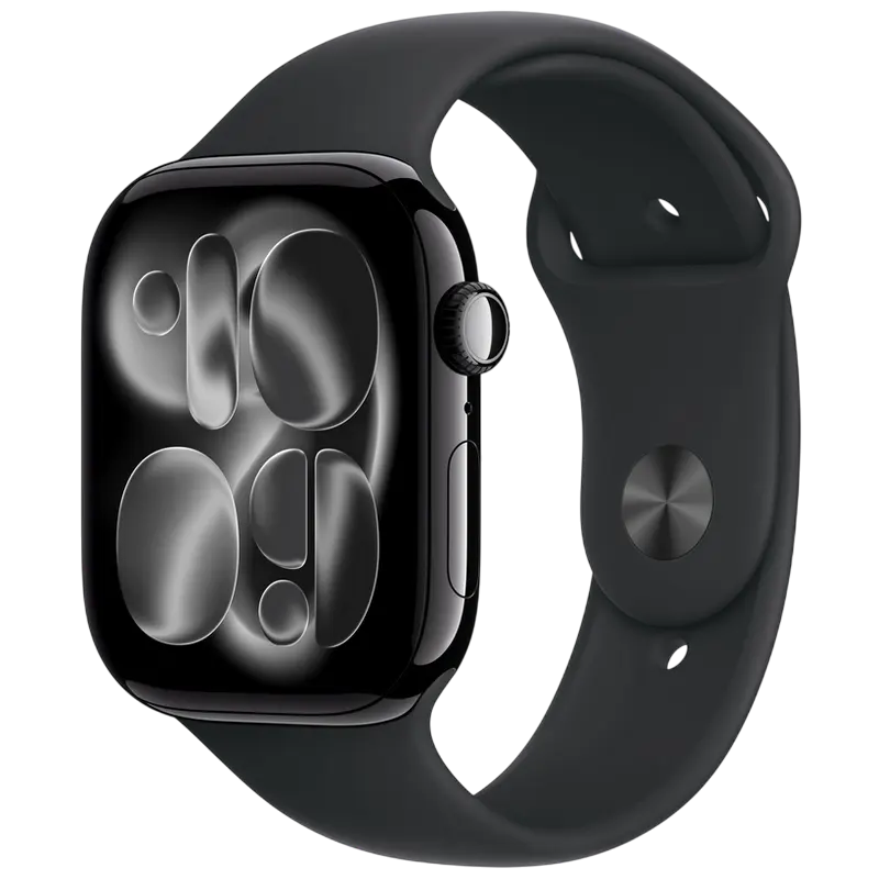 Умные часы Apple Watch Series 11, 46мм, Чёрный, iphone, xiaomi, samsung, oppo, чехол, стекло