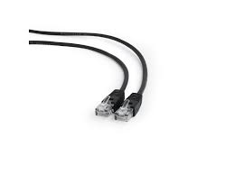 Patch cord cat. 5E PP12-5M/BK Black, 5 m, molded strain relief 50u" plugs,usb ,micro ,iphone, 3.5, tupe-c, тюльпаны